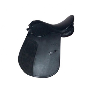 Selles de course de chevaux en cuir véritable - Product Image 3