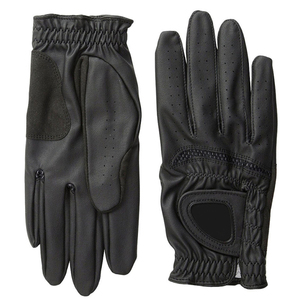 White Cabretta Leather Luxury Unisex Right Hand Golf Gloves Button Closure Adjustable Wrist <b>Strap</b> Hand Grips Breathable Sports - Product Image 5