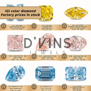 เพชรสร้างสรรค์ D'vins Jewels ขายดี ขนาด 0.5 กะรัต 0.8 กะรัต 1 กะรัต คุณภาพ D VS1 รูปทรงหัวใจ เพชรเพาะเลี้ยงสำหรับทำเครื่องประดับ - Product Image 6