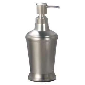 Modern Home Stainless Steel Soap <b>Dispenser</b> <b>Bottle</b> Polished Finish Durable <b>Pump</b> Decorative Bathroom Accessory - Product Image 5