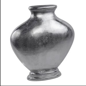 Modern Stainless Steel Tabletop <b>Vase</b> With Pink Flowers Decorative Flower Holder Wedding Occasion - Product Image 4