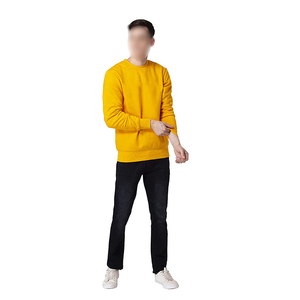 เสื้อสเวตเชิ้ตผู้ชายพรีเมียม ผ้าฟลีซเนื้อนุ่ม อุ่นสบาย ทรงโอเวอร์ไซส์ คอกลม สวมใส่สบายๆ สำหรับฤดูหนาวและสวมใส่ได้ทุกวัน - Product Image 6
