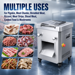Máquina Automática para Kebab con Motor, Rebanadora <span class=keywords><strong>de</strong></span> Alimentos <span class=keywords><strong>de</strong></span> Acero Inoxidable, Procesadora <span class=keywords><strong>de</strong></span> Carne, Cortadora y Rebanadora - Product Image 2