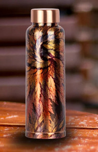 Botella de Agua de Cobre Martillado de Grado Alimenticio con Tapa Hermética para el Hogar, la Oficina y Viajes - Product Image 2