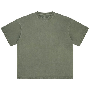 T-shirt noir à manches courtes et col rond pour homme, 100 % coton, coupe oversize, décontracté, couleur unie, jersey tricoté - Product Image 4
