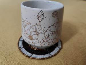African <b>Beaded</b> <b>Coaster</b> Handcrafted Tanzanian Maasai Women High Quality Modern Embossing Printing Customizable Color/Size Custom - Product Image 2