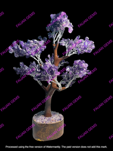FAIJAN GEMS Arbre en cristal d'améthyste naturelle de qualité supérieure, pierre de guérison, ornement pour la fabrication de bijoux, toutes formes variées, personnalisable - Product Image 2