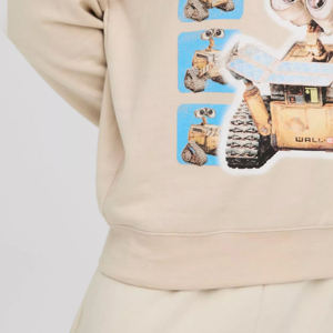 Sudadera con cuello redondo y estampado del personaje Wall-E, suéter informal de gran tamaño para hombre, ropa de otoño - Product Image 3