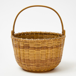 Accesorios de decoración para bodas, cesta de almacenamiento con asa de bambú natural, cestas de regalo a precio de mayorista - Product Image 1
