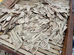 Wooden Set <b>Spoon</b> Vintage Design Custom Engraving OEM Factory Production - Product Image 6