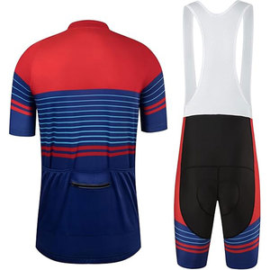 Maillot de cyclisme personnalisé léger et respirant avec impression par sublimation intégrale et short de cyclisme haute performance - Product Image 4
