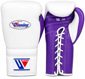 Gants de boxe personnalisés blancs et rouges, personnalisables, pour entraînement de kick-boxing, à lacets et fermeture auto-agrippante, en cuir véritable - Product Image 5