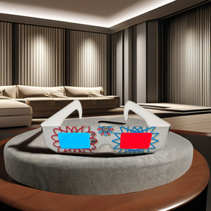 Anaglifo de papel universal, gafas 3D de papel, gafas 3D, vista de anaglifo rojo/azul, cristal 3D para vídeo de <span class=keywords><strong>película</strong></span> - Product Image 3