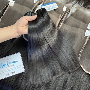 Extensions de cheveux de qualité supérieure, style lisse, avec plusieurs choix de couleurs, extrémités complètes, 100% cheveux vierges vietnamiens - Product Image 5