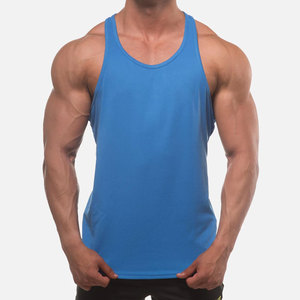 Logo et design personnalisés disponibles, vêtements de fitness respirants, légers, de qualité supérieure, débardeurs slim sans manches pour hommes, vêtements de musculation - Product Image 2