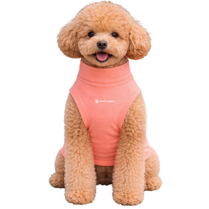 เสื้อยืดกันแดดสำหรับสุนัข สีพีช น้ำหนักเบา ป้องกันรังสียูวี เสื้อสำหรับสัตว์เลี้ยงฤดูร้อน เนื้อผ้านุ่ม ยืดหยุ่น ระบายอากาศได้ดี เสื้อผ้าช่วยระบายความร้อน - Product Image 1