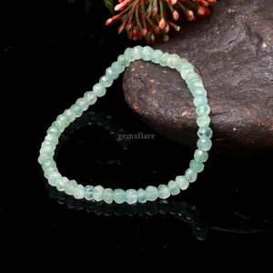AAA Natural Aquamarine <b>Bracelet</b> Handmade Healing Crystal Stretch <b>Bracelet</b> Dainty Blue Gemstone <b>Bracelet</b> Wholesale Jewelry Making - Product Image 3