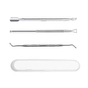Professional Grade Stainless Steel Ingrown Nail Cleaner Beauty Care <b>Tool</b> with Custom Label Grade Nail <b>Cuticle</b> Pusher - Product Image 2