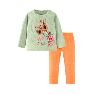 Conjunto de Ropa de Dos Piezas para Niñas, Cómodo para Otoño/Invierno, Forro Polar Duradero y Transpirable - Product Image 2