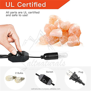 Lámpara de Sal del Himalaya con Alimentación USB de Primera Calidad, Estilo Feng Shui Hecho a Mano, Tamaños y Empaques Personalizados Disponibles - Product Image 5