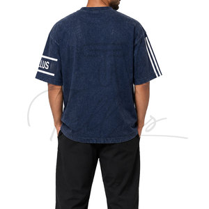 T-shirt pour homme de qualité supérieure en coton délavé à l'acide, coupe ample, style vintage, personnalisé - Product Image 6