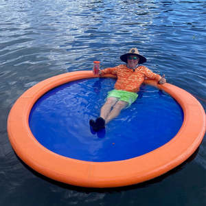 Bateau de pêche gonflable en PVC pour jeux aquatiques, 5 m, pour 1-2 personnes, avec moteur électrique, portable et durable - Product Image 4