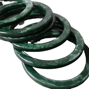 หูจับกระเป๋าเรซิ่นดีไซน์หรูหรา  อะคริลิคเงางาม  อุปกรณ์ตกแต่งกระเป๋าถือทันสมัย  อะคริลิคเรซิ่นอินเทรนด์ - Product Image 6