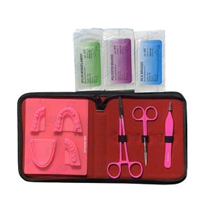 10 pcs Student Minor Surgery Set Medical Students <b>Suture</b> Training <b>Kit</b> Stainless Steel Medic Instruments Anatomy Biology <b>Suture</b> - Product Image 1