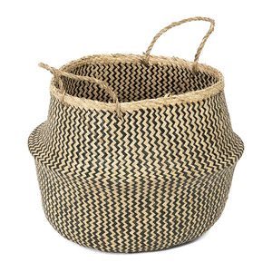 Cestas de rafia trenzadas a mano, la mejor opción de cestas de paja, tejido grueso, venta al por mayor, precio más bajo - Product Image 3