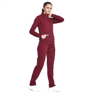 Conjuntos de Ropa Deportiva para Mujer, Estilo Deportivo, Pantalones Deportivos con Chaqueta de Forro Polar con Cuello Alto, Conjuntos Personalizados para Mujer - Product Image 5
