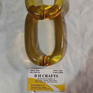 Cadena de Eslabones de Resina de Moda, la Más Vendida, Personalizable, en Tamaño Muy Grande y con Eslabones Transparentes - Product Image 3