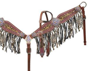 Juego de Brida y Pechera de Cuero Genuino 100% Hecho a Mano de la Mejor Calidad, Tamaños Personalizados, Estilo Western, Fabricante Mayorista - Product Image 3