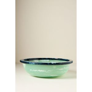 Bol artisanal moderne en résine pour la décoration intérieure, comme centre de table ou décoration de mariage - Product Image 2