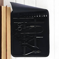 Kit d'outils pour extensions capillaires, machine à tisser les cheveux, double trame, acier inoxydable de qualité chirurgicale, extensions capillaires professionnelles