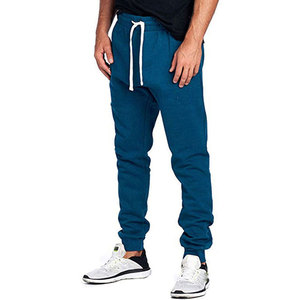 Pantalon de survêtement en molleton pour homme, coupe droite, décontracté, respirant, extensible, 100% coton, poches disponibles, plusieurs couleurs - Product Image 5