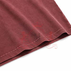 Camiseta Moderna con Hombros Caídos y Efecto Desgastado por el Sol, con Tela Suave para Uso Casual al Aire Libre y Moda Diaria - Product Image 6