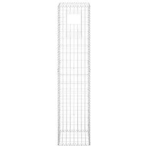 Poteau de gabion 40x40x180 cm en fer pour clôtures, treillis et portails - Product Image 3