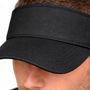 Visera Deportiva Unisex Negra, Ajustable, Ligera, para Verano, Aire Libre, Running, Tenis, Golf, Playa, con Logotipo Personalizado - Product Image 5