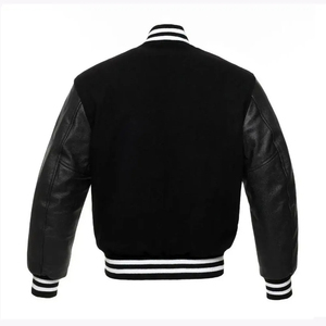 Unisex High Quality Letterman Varsity <b>Jacket</b> Winter Wear Wool Body Stand Collar Waterproof <b>Smart</b> Stylish Embroidered Design - Product Image 1