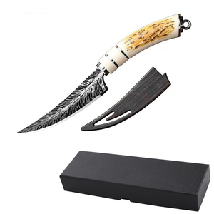 Couteau de cuisine en acier Damas forgé à haute dureté avec étui de protection, lame tranchante pour trancher et couper, idéal pour la cuisine professionnelle - Product Image 6