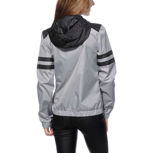 <b>Women</b> Cropped Windbreaker <b>Jacket</b> <b>Lightweight</b> Hooded Zip Up Casual Sports Outerwear Breathable Daily Wear Fashion Coat - Product Image 3