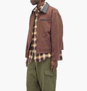 Veste de travail personnalisée en toile de canard épaisse pour homme, style charpentier, camionneur, Detroit, bomber, veste de travail personnalisée - Product Image 4