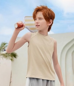Custom Made Tank Top Kids <b>Vest</b> Singlets Toddler Summer Child Kids Tank Top Sleeveless Cotton Made Breathable - Product Image 4