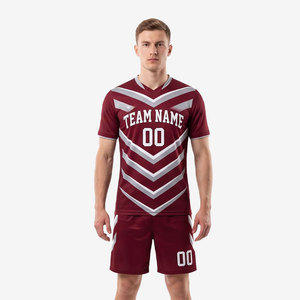 Tenue de football personnalisée pour hommes, kit d'équipe sur mesure, maillot de football en polyester par sublimation, fournisseur en gros, équipement de football pour hommes - Product Image 5