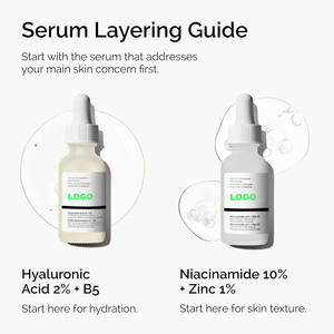 Vegan Vitamin C Anti-Wrinkle Skin Care Serum Witch Hazel Aloe Vera Private Label Liquid for Hyaluronic Acid Niacinamide - Product Image 3