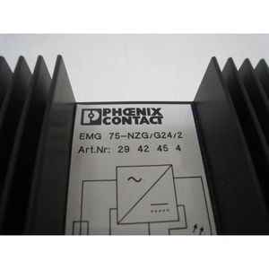 Phoenix Contact EMG 75NZG/G24/2 Montaje en riel DIN - Equipo y piezas de semiconductores de confianza de Global Legacy - Product Image 1