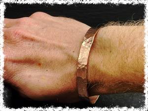 Handcrafted solid <b>copper</b> <b>bracelet</b> <b>for</b> arthritis joint pain relief with magnetic therapy elegant indian design <b>for</b> <b>men</b> women - Product Image 3