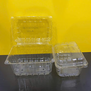 Super quality BPA Free Custom logo Food <b>Container</b> Fruit Fresh Keeping Packaging <b>Box</b> Food-grade PET Clear Plastic Cake <b>Box</b> 500gr - Product Image 2