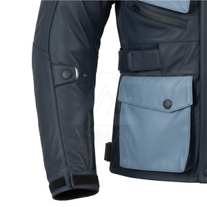 Chaquetas de Motocicleta para Hombre a Precio de Mayoreo, Diseño Personalizado, Chaqueta de Cuero para Motociclismo en Venta - Product Image 4