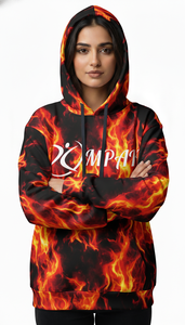 Sweat à capuche unisexe oversize haut de gamme pour l'hiver, avec design brodé par sublimation de qualité supérieure, idéal pour la mode urbaine décontractée - Product Image 2